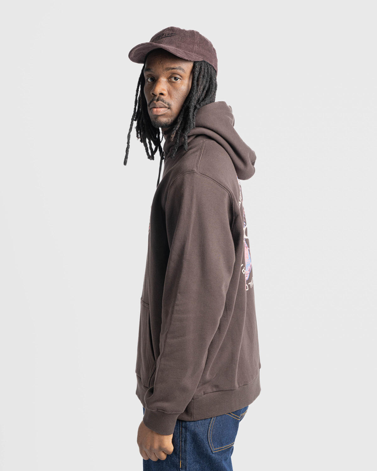 Gramicci CLIMBER'S HAND HOODED SWEATSHIRT | G4FU-J110-DBR